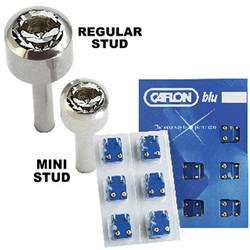 Stud Reg Silver April Crystal